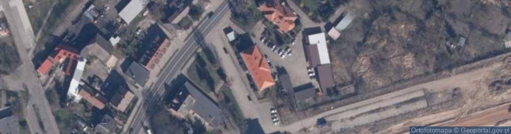 Zdjęcie satelitarne Nadleśnictwo Myślibórz