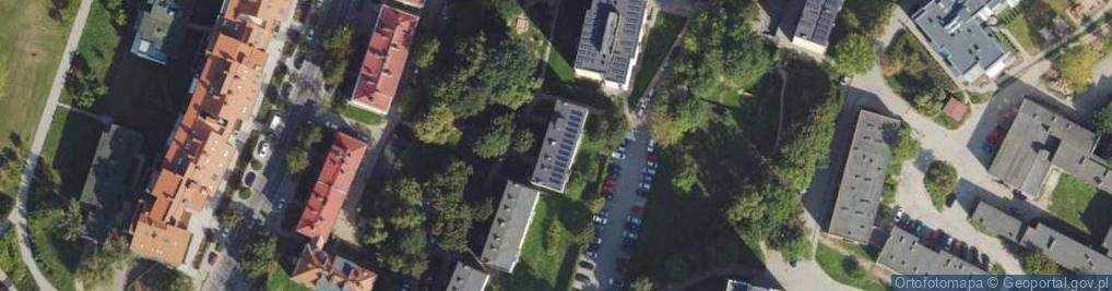 Zdjęcie satelitarne Nadleśnictwo Nowe Ramuki