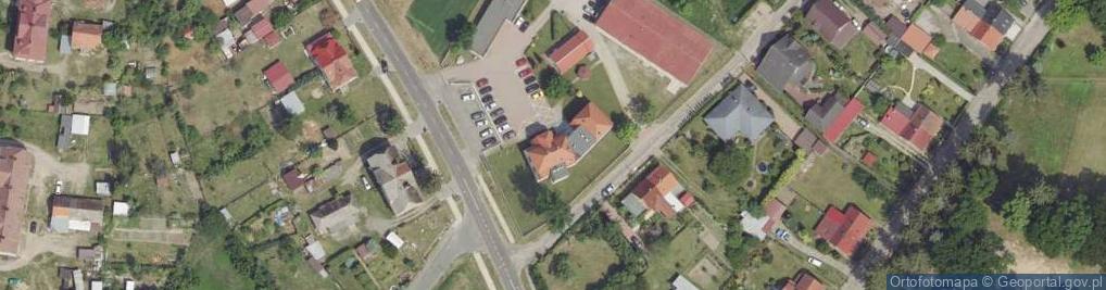 Zdjęcie satelitarne Nadleśnictwo Ośno Lubuskie