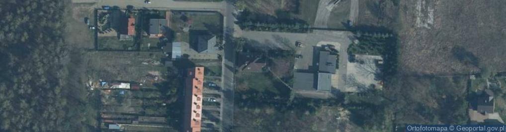 Zdjęcie satelitarne Nadleśnictwo Rzepin