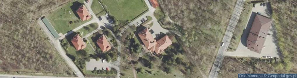 Zdjęcie satelitarne Nadleśnictwo Skarżysko