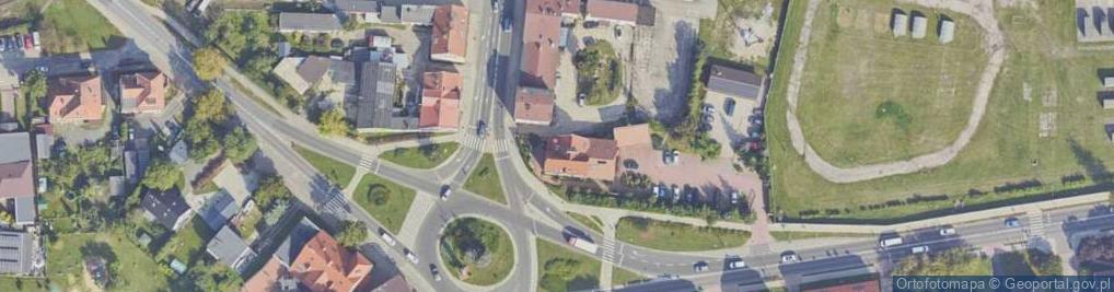 Zdjęcie satelitarne Nadleśnictwo Wałcz