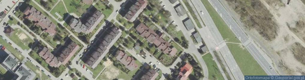 Zdjęcie satelitarne Nadzory, Projektowanie, Kosztorysowanie i Usługi Budowlane Wiesław Krzyżak