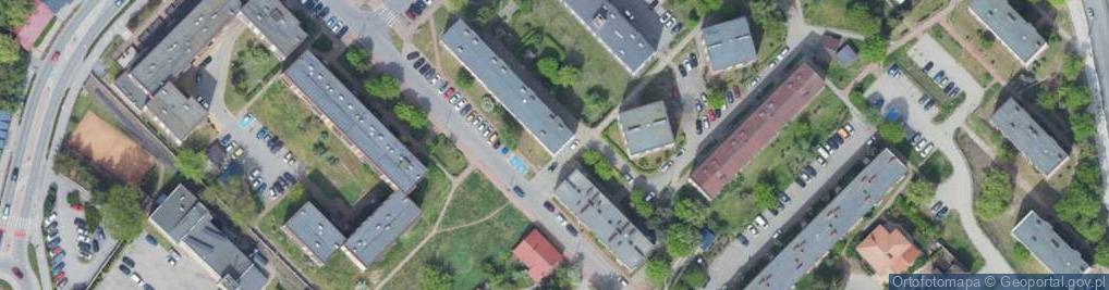 Zdjęcie satelitarne Naprawa Kontrola i Konserwacja Sprzętu Przeciwpożarowego