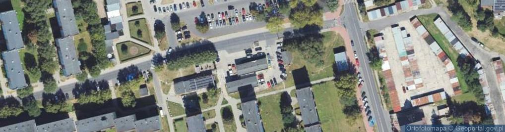 Zdjęcie satelitarne Naprawa Sprzętu RTV, Sat, Audio, Video Klamann Kazimierz