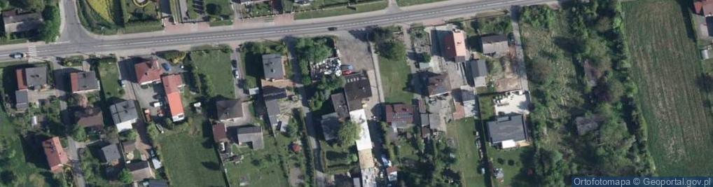 Zdjęcie satelitarne Natex. Okna, drzwi. Skład materiałów budowlanych