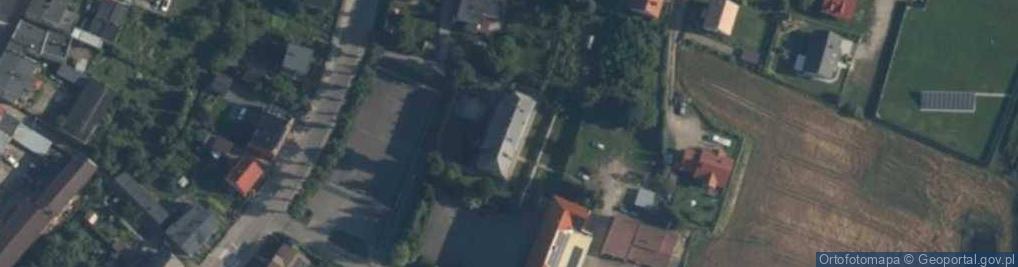 Zdjęcie satelitarne Nauczycielska Wspólnota Mieszk.Nieruchomości przy ul.Gen.J.Hallera 7
