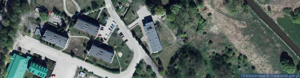Zdjęcie satelitarne Niepubliczny Zakład Opieki Zdrowotnej Ośrodek Zdrowia w Wisznicach