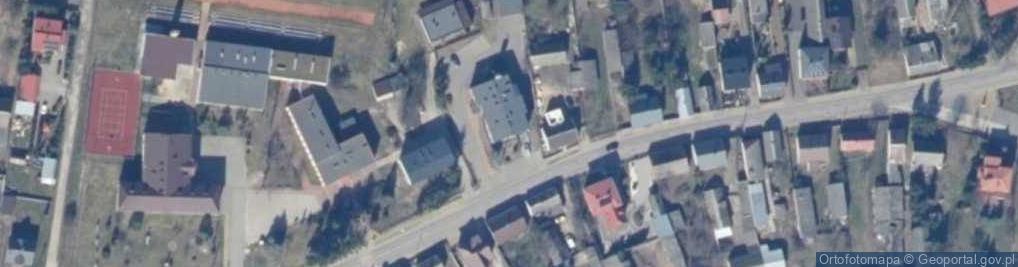 Zdjęcie satelitarne Niepubliczny Zakład Opieki Zdrowotnej w Kazanowie