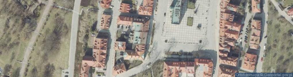 Zdjęcie satelitarne Niepubliczny Zakład Opieki Zdrowotnej Zdrowie w Sandomierzu Chojnacka Gładysz Hanna