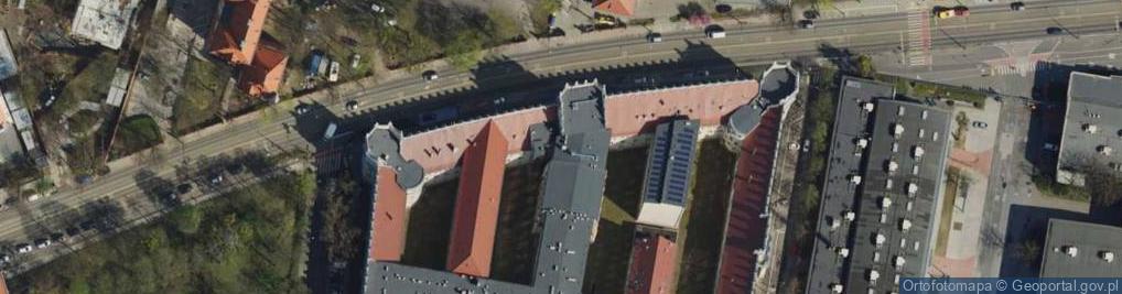Zdjęcie satelitarne Niezależne Zrzeszenie Studentów Uniwersytetu im Adama Mickiewicz