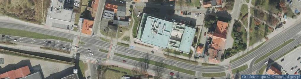 Zdjęcie satelitarne Niezależny i Samorządny Związek Zawodowy Bibliotekarzy przy Wojewódzkiej i Miejskiej Bibliotece Publicznej im C Norwida w Zielonej Górze