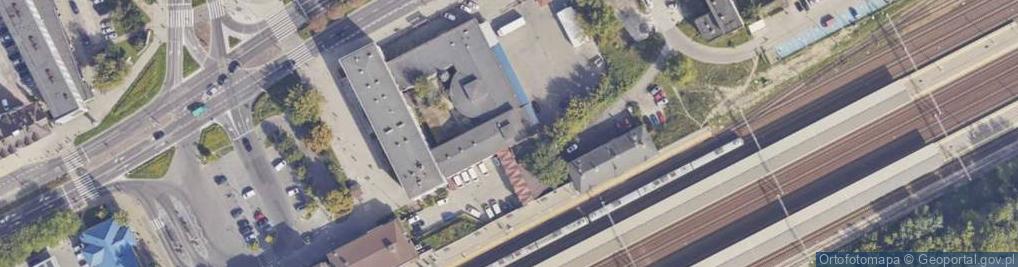 Zdjęcie satelitarne Niezależny Samorządny Związek Zawodowy Kolejarzy Świętokrzyskiego Zakładu Przewozów Regionalnych w Kielcach