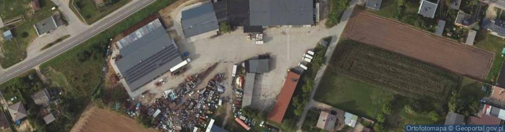 Zdjęcie satelitarne Niezależny Samorządny Związek Zawodowy Pracowników Gminnej Spółdzielni Samopomoc Chłopska w Kurzętniku z Siedzibą w Marzęcicach