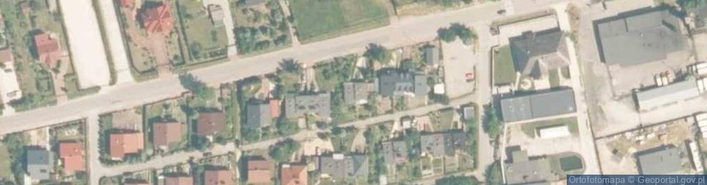 Zdjęcie satelitarne Niezależny Samorządny Związek Zawodowy Pracowników Nadzoru i Obsługi Produkcji Fabryki Kotłów Sefako w Sędziszowie