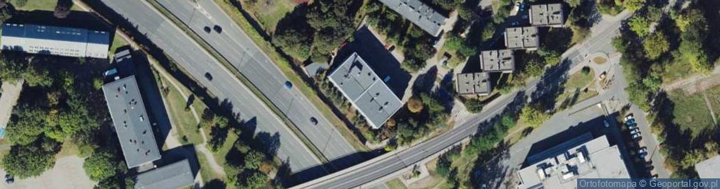 Zdjęcie satelitarne Niezależny Samorządny Związek Zawodowy Pracowników Spółdzielni Inwalidów Odrodzenie w Chorzowie