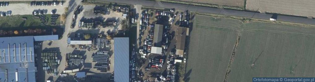 Zdjęcie satelitarne Norbert Nawrot Przedsiębiorstwo Handlowo Usługowe