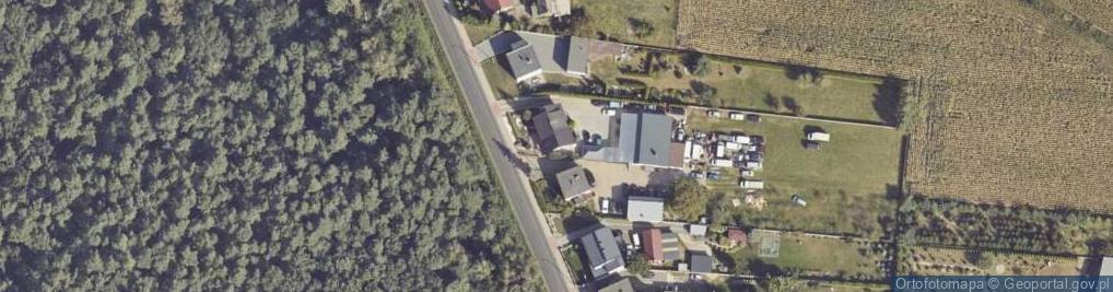 Zdjęcie satelitarne Nowak Jacek Przedsiębiorstwo Handlowo Usługowe Auto Nowak