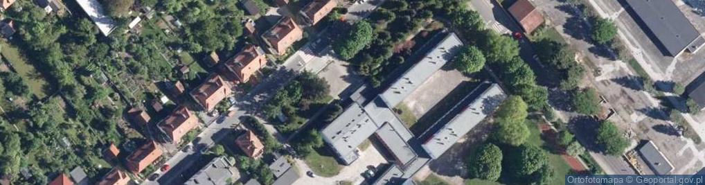 Zdjęcie satelitarne NZOZ Medycyna Szkolna Zdrowa Szkoła Indywidualna Praktyka Pielęgniarska