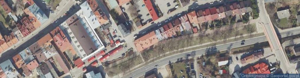 Zdjęcie satelitarne Obrót Art do Produkcji Rolnej Kazimierz Sus i Stanisława Domszy