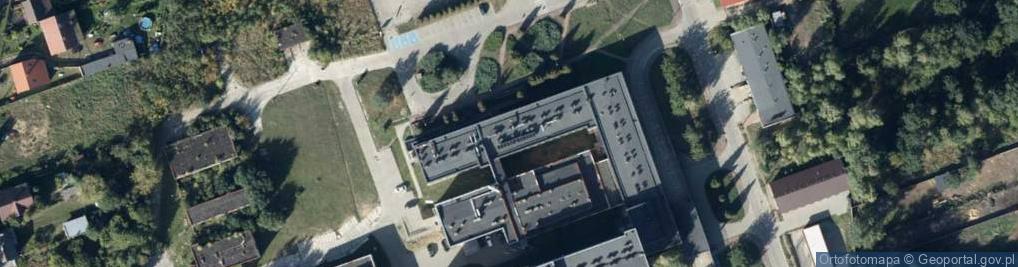 Zdjęcie satelitarne Obwód Lecznictwa Kolejowego Samodzielny Publiczny Zakład Opieki Zdrowotnej w Skarżysku Kamiennej