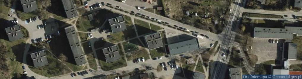 Zdjęcie satelitarne Obwoźny Handel Artykułami Odzieżowymi Ostrowska