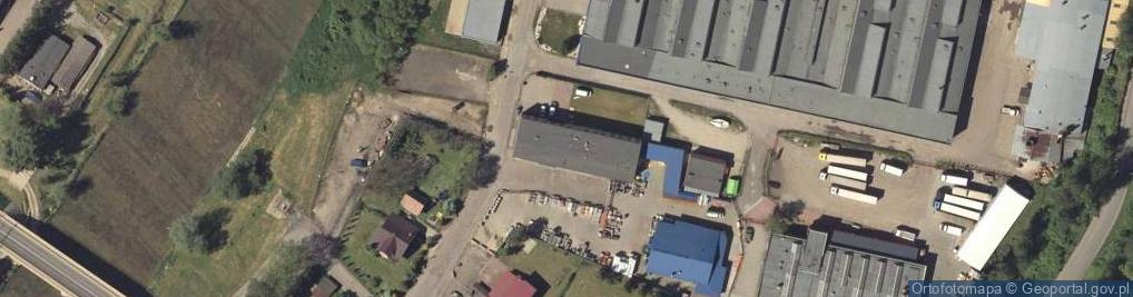 Zdjęcie satelitarne Obwoźny Punkt Skupu Sprzedaży Surowców Wtórnych Danuta Kędra Andrzej Wróbel