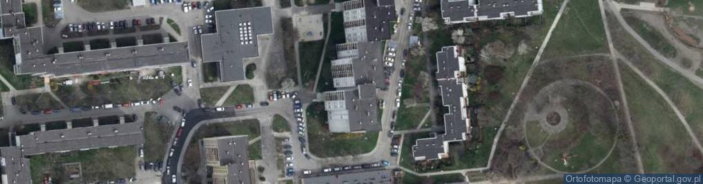Zdjęcie satelitarne Odzież Używana z Importu Handel Detaliczny