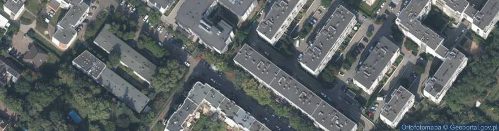 Zdjęcie satelitarne Ogród-Projekt Marcin Tuliszkiewicz
