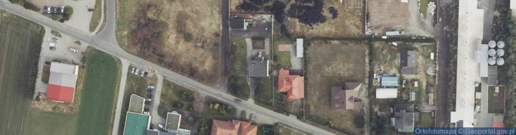 Zdjęcie satelitarne Ogrodnictwo Halina Słodyka Przyczyna Dolna