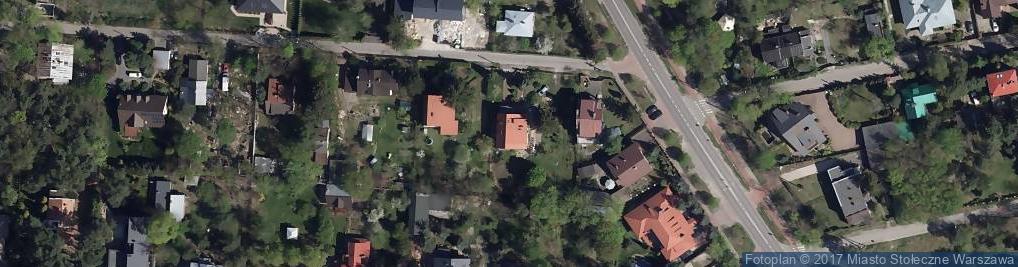 Zdjęcie satelitarne Ogrodu Serce Łukasz Kopka