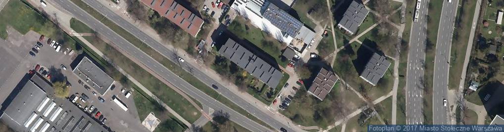 Zdjęcie satelitarne Okęcie Club Przedsiębiorstwo Wielobranżowe