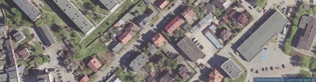 Zdjęcie satelitarne Okręg Polskiego Związku Wędkarskiego w Radomiu