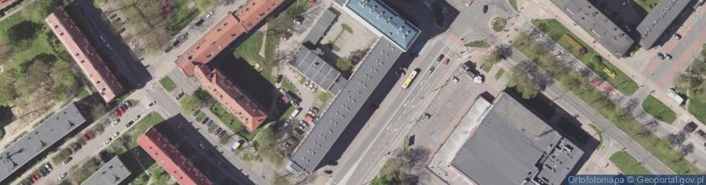 Zdjęcie satelitarne Okręgowa Izba Przemysłowo Handlowa w Tychach