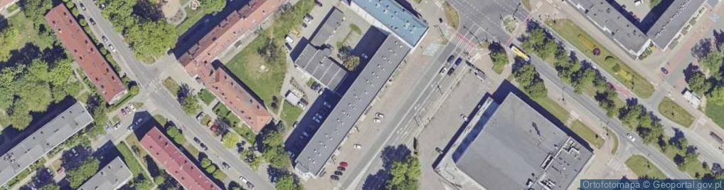 Zdjęcie satelitarne Okręgowa Izba Przemysłowo Handlowa w Tychach