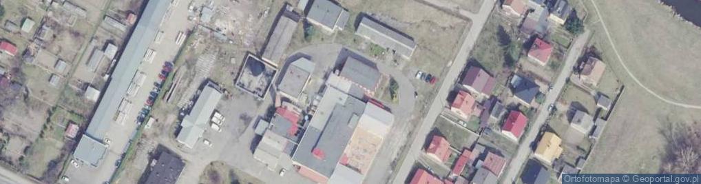 Zdjęcie satelitarne Okręgowa Spółdzielnia Mleczarska w Ostrowcu Świętokrzyskim