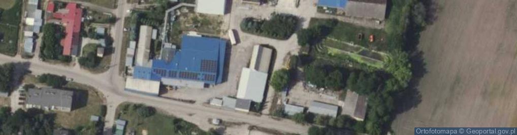 Zdjęcie satelitarne Okręgowa Spółdzielnia Mleczarska w Płońsku z S w Skarżynie