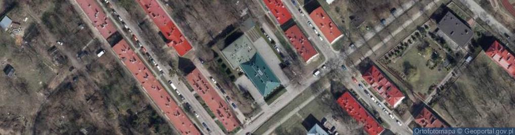 Zdjęcie satelitarne Okręgowa Stacja Chemiczno Rolnicza z Siedzibą w Łodzi