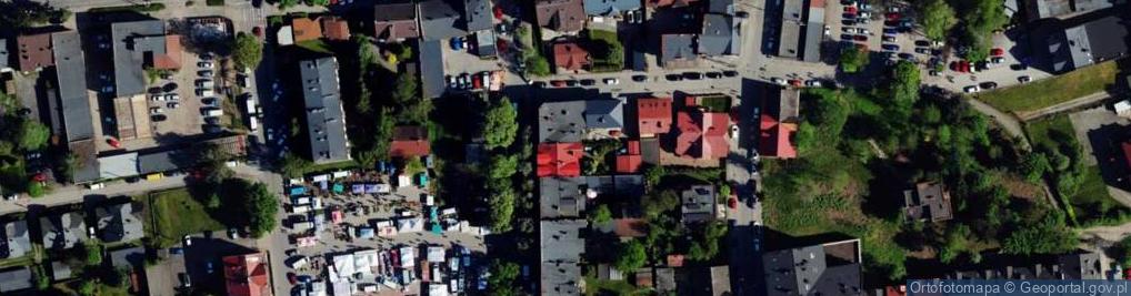 Zdjęcie satelitarne Olivia Handel Art Przemysłowymi Strządała Jesionek Iwona