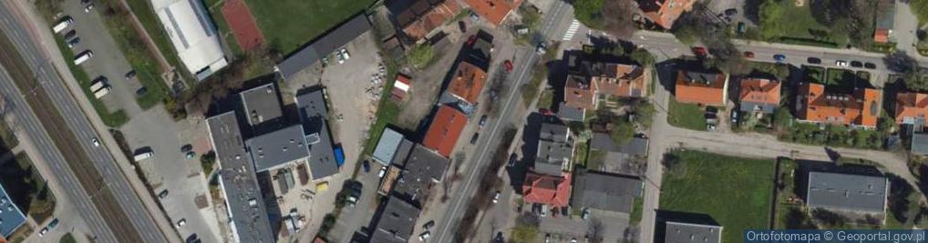 Zdjęcie satelitarne OMEGA Okna, Rolety, Plisy, Moskitiery, Elbląg