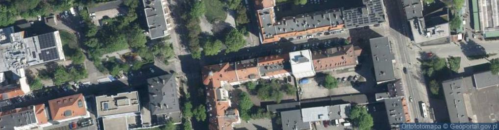 Zdjęcie satelitarne Opolski Okręgowy Związek Lekkiej Atletyki w Opolu