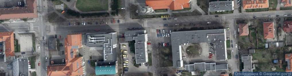 Zdjęcie satelitarne Opolskie Centrum Ratownictwa Medycznego
