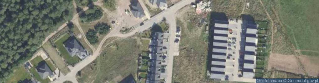 Zdjęcie satelitarne OSIEDLE ROZALIN Domy jednorodzinne i mieszkania
