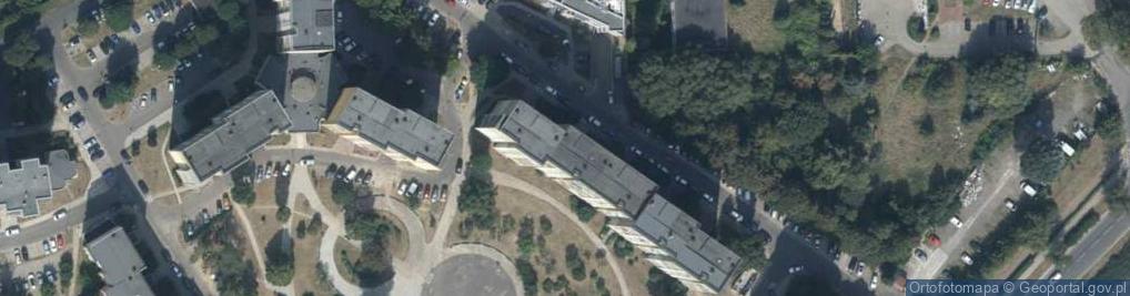 Zdjęcie satelitarne Osiedle Skolwin-Głęboka