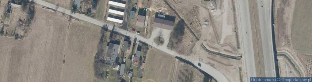 Zdjęcie satelitarne OSP Dąbrowa w Konstantynowie Łódzkim