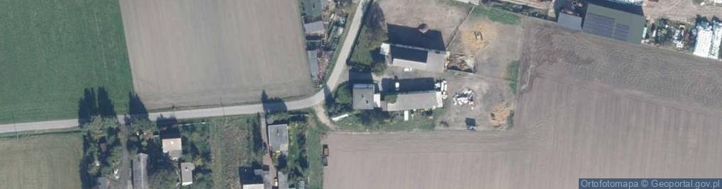 Zdjęcie satelitarne OSP Drużyń