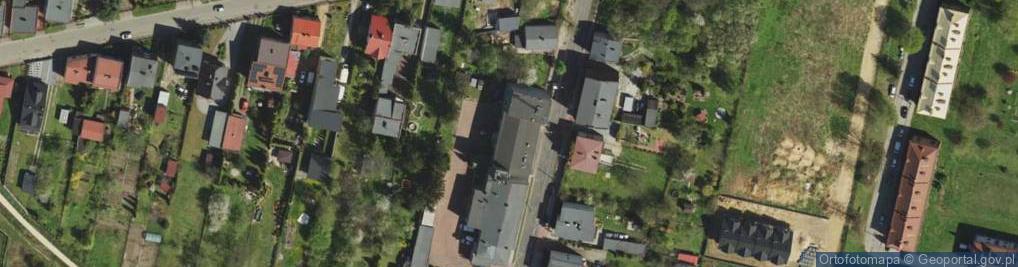 Zdjęcie satelitarne OSP Grodziec