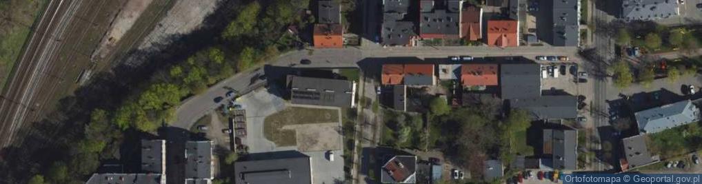 Zdjęcie satelitarne OSP Miasta Tczew