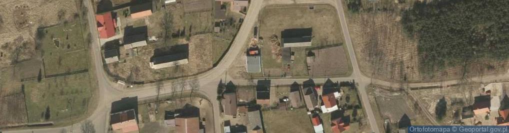 Zdjęcie satelitarne OSP Orzeszków