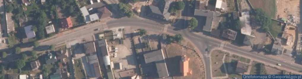 Zdjęcie satelitarne OSP Podzamcze w Wieruszowie